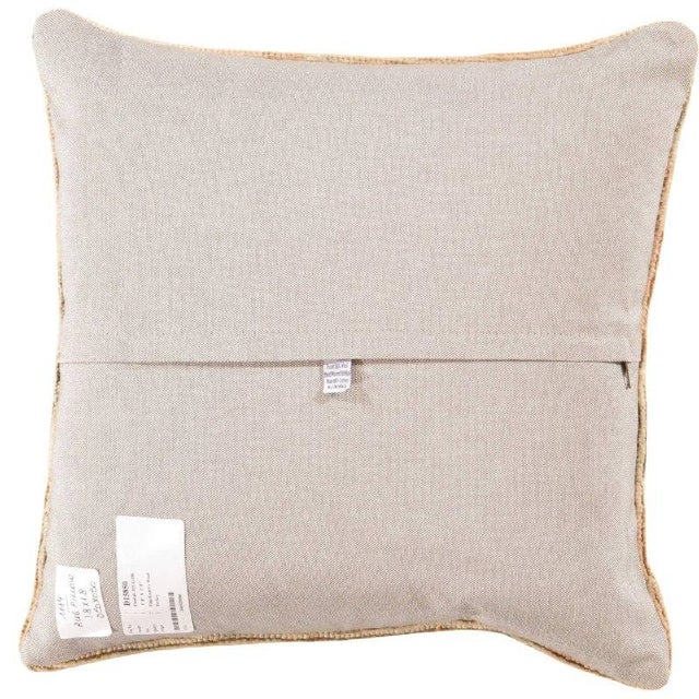 Vintage hand woven Turkish pillow. This is made of wool. Back cotton. Beautiful colors and well made. This pillow features...