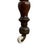 Antique Serving Table Console Table on Porcelain Casters, 1890s For Sale - Image 6 of 12