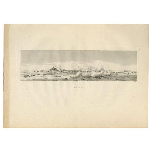 Dominique Baron Vivant Denon, Battle of Samannoud, 1802, Engraving on Paper For Sale - Image 10 of 10