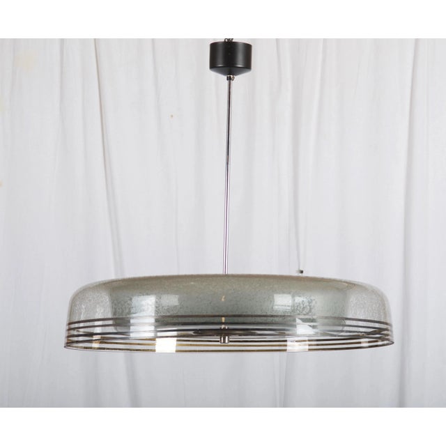 Mid-Century Czech Glass Pendant Light from Napako, 1950s For Sale - Image 16 of 16