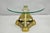 French Empire Renaissance Bronze Paw Foot Pedestal Base Round Glass Coffee Table For Sale - Image 12 of 12