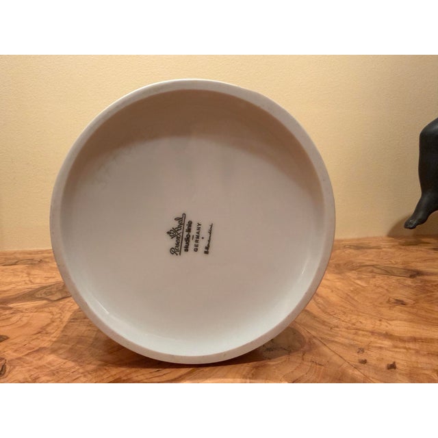 1980s Very Rare Large 13” Rosenthal Studio-Linie White Porcelain Spiral Vase by Marcello Morandini Vintage Germany Postmodern Circa 1980’s For Sale - Image 5 of 11