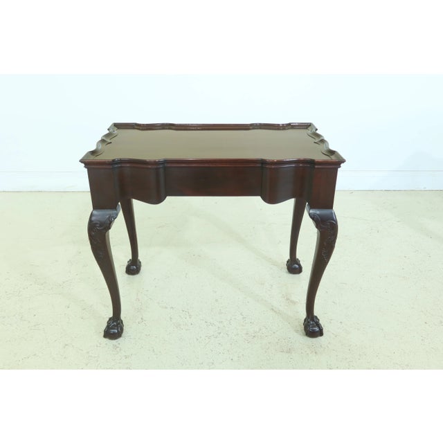 Chippendale Newport Mahogany Tea Tables - a Pair For Sale - Image 3 of 13
