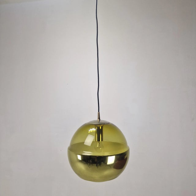 Mid-Century Modern Pendant attributed to Peill & Putzler, Germany, 1970s For Sale - Image 4 of 12