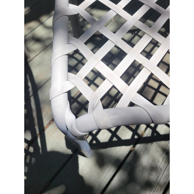 1970s Brown Jordan Tamiami Chaise, Lounge Chair and Foot Stool in Gray For Sale - Image 13 of 15