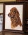 Decorate an office or a den with this elegant framed dog pastel painting. Created in England circa 1880, and set in the...