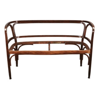 Model 715/C Settee by Gustav Siegel for Jacob & Josef Kohn, 1901 For Sale