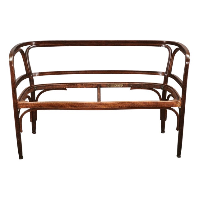 Model 715/C Settee by Gustav Siegel for Jacob & Josef Kohn, 1901 For Sale