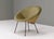 Velvet Circle Armchair, 1950s For Sale - Image 3 of 18