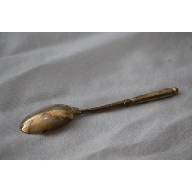 Gold Gold-Plated Coffee Spoons, France, Set of 11 For Sale - Image 8 of 18