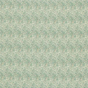 Morris & Co Willow Bough Minor Fabric in Willow Green/Brown