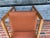 Brown Mid 20th Century Mid Century Wood Frame Occasional Armchair For Sale - Image 8 of 10