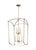 Metal Sean Lavin by Visual Comfort Studio Thayer Extra Large Lantern, Antique Gild For Sale - Image 7 of 7