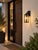 Black Quoizel Black Steel Porch Wall Light Lanterns Art Modern Contemporary For Sale - Image 8 of 8