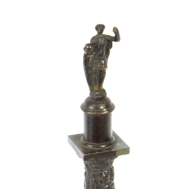Grand Tour Patinated Bronze Model of Trajan's Column, Early 19th Century For Sale - Image 6 of 16