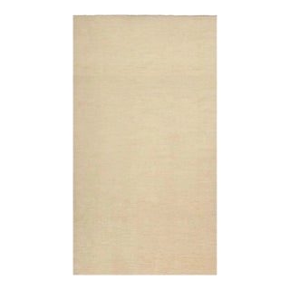 Rug & Kilim’s Contemporary Textural Solid Rug in Beige -10x18 For Sale