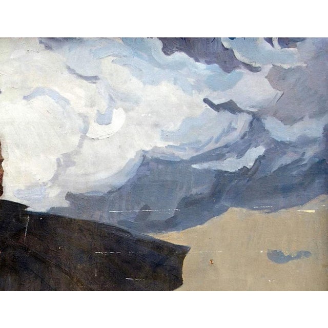 Realism Taras Shevchenko Portrait, Antique Oil Painting, Soviet Ukrainian Art 130-170 For Sale - Image 3 of 6