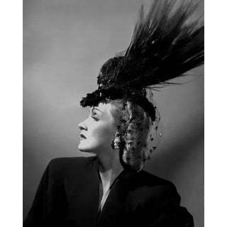 Marlene Dietrich in Feathers Archival Pigment Print 20" X 24" Inches For Sale