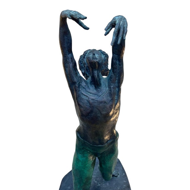 French Bronze Sculpture, Yvette Lamoureux's "Bolero" Signed & Numbered 6 of 8 For Sale In Los Angeles - Image 6 of 12