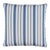 Schumacher x Mark D. Sikes Markie Stripe 18" Pillow In Indigo For Sale