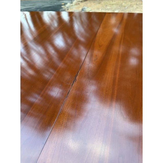 Vintage Solid Cherry Dropleaf Gateleg Dining Table For Sale In New York - Image 6 of 12
