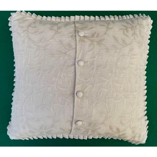 Vintage Floral Bouquet Needlepoint Pillow For Sale - Image 10 of 11