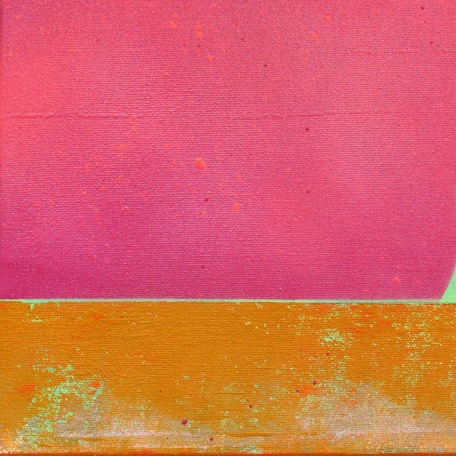 Feeling Pink - Lifeguard Stand on Beach Original Artwork by Kathleen Keifer For Sale - Image 4 of 8