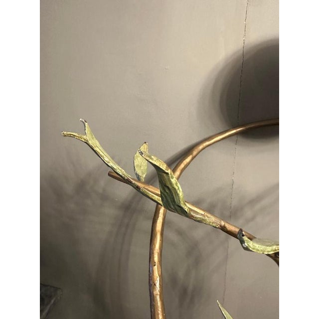 Jean Claude Mahey Large French Olivia Floor Lamp by Jean Claude Mahey, 1980s For Sale - Image 4 of 14