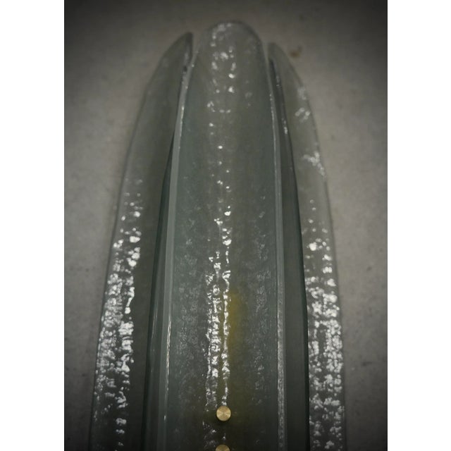 Italian Murano Glass Light Green Color Wall Light For Sale - Image 4 of 10