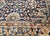 Textile Vintage Persian Malayer Area Rug, Hand-Knotted Wool, Geometric Pattern, 5x7, Navy & Ivory For Sale - Image 7 of 18