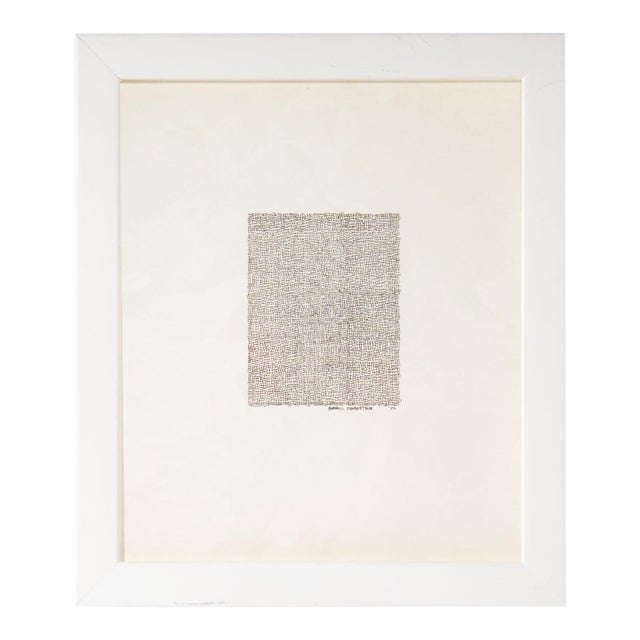 1975 Abstract Ink Drawing by Russell Forester For Sale