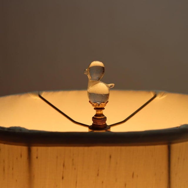 Antique French Josef Ahne Opaline Glass Portrait Pillow Table Lamps - a Pair For Sale - Image 9 of 12