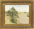 River Landscape, Oil Painting on Platex For Sale - Image 8 of 8