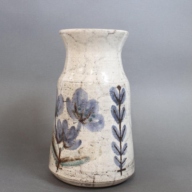 Vintage French Ceramic Vase by Gustave Reynaud for Le Mûrier, 1960s For Sale - Image 9 of 16