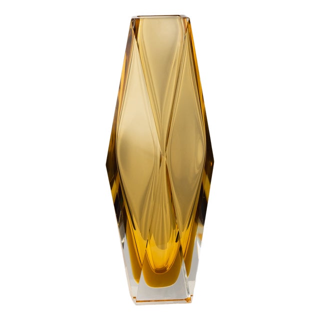 Murano Glass Vase, 1950s For Sale