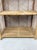 Wood Vintage Boho Chic Rattan Shelving Unit With Arched Top For Sale - Image 7 of 10