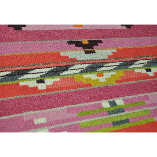 Scandinavian Wool Tapestry by Mette Birckner, 2005 For Sale - Image 6 of 10