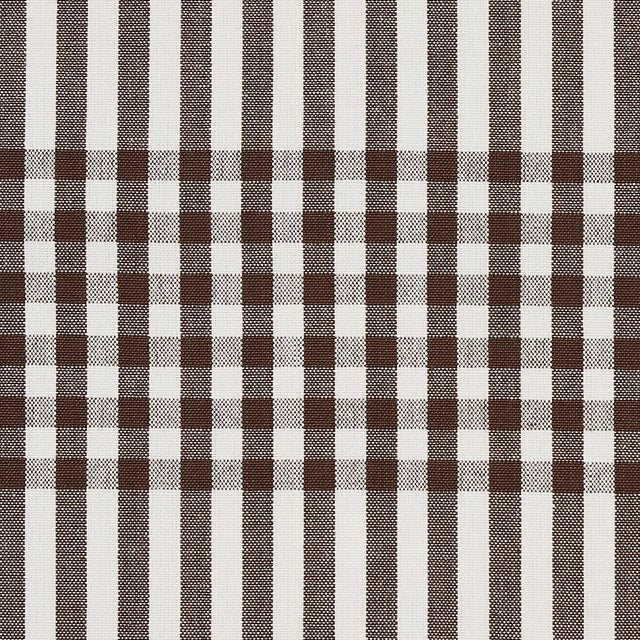 Traditional Sample - Schumacher Bergen Plaid Fabric in Brown For Sale - Image 3 of 5