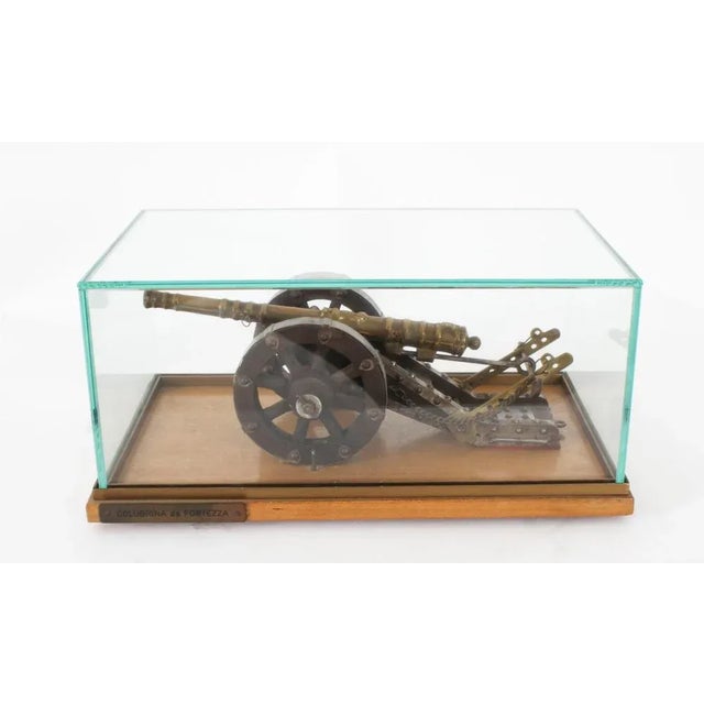 Bronze Cased Model of Colubrina Da Fortezza Cannon For Sale - Image 4 of 14
