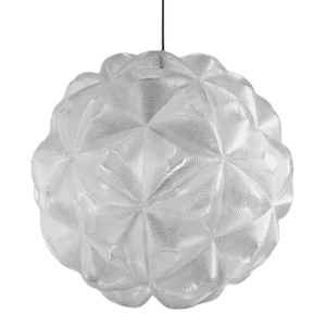 Tom Dixon Lens Pendant Fixture Spherical Ceiling Light Clear Globe Chandelier