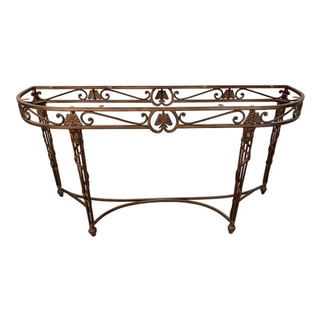 Drexel Heritage Vine Motif Console Table Base From the Bel-Aire Collection For Sale