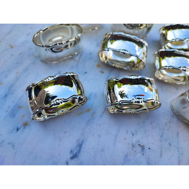 Art Nouveau Napkin Holders, 1890s, Set of 10 For Sale - Image 3 of 5