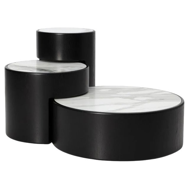 Nesting Tables by Dan Yeffet & Lucie Koldova, Set of 3 For Sale