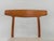 Rare teak chair from Denmark with a newly reupholstered seat in beige/cream bouclé fabric. • Manufacturer: Bruno Hansen •...