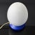 Paint Egg Table Lamp in Glass, 1980s For Sale - Image 7 of 10