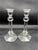 A refined pair of vintage crystal candlesticks by Val St. Lambert, the storied Belgian glassmaker known for its...