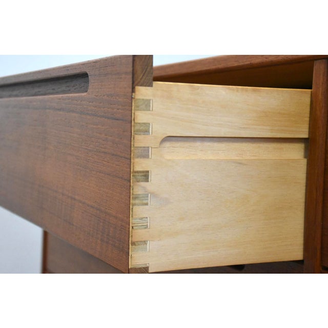 1960s Nils Jonsson Danish Modern Teak Dresser For Sale - Image 9 of 9