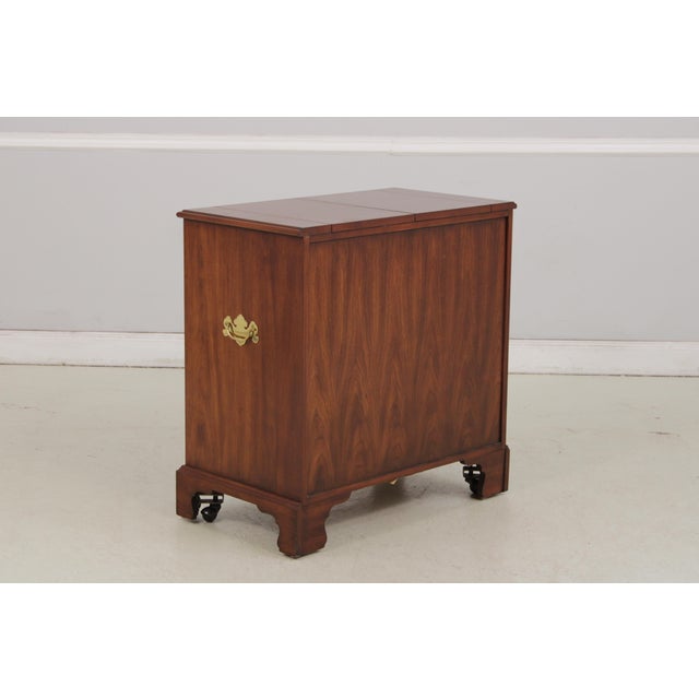 Henkel Harris Cherry Flip Top Server Cabinet For Sale - Image 16 of 18