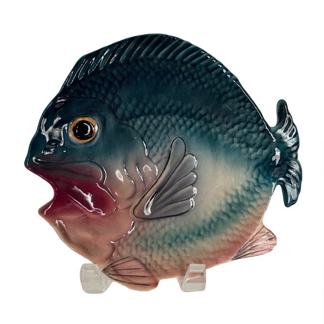 Vintage Brad Keeler Fish Plate For Sale