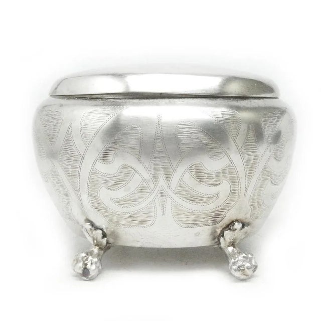 Art Nouveau Austro-Hungarian Sugar Bowl, 1890s For Sale - Image 5 of 10